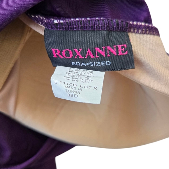 Gorgeous Vintage Roxanne Bra-sized 38D Bathing Suit EUC - Picture 4 of 4